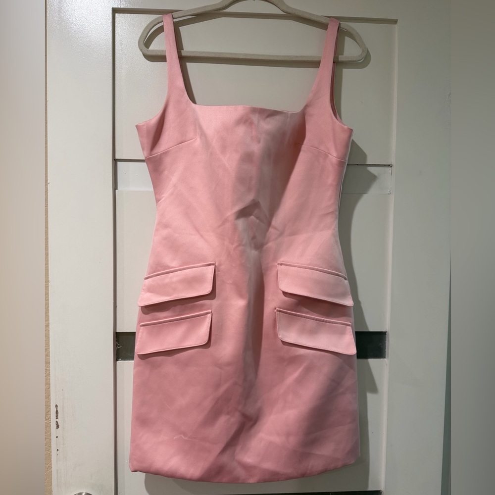 House of CB Pink Pocket Shift Dress